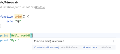 Missing main() function