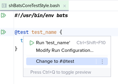Перед 'Switch bats-core test marker style'