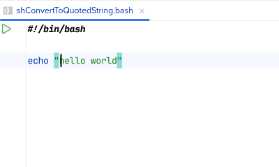 После 'Convert to quoted string'