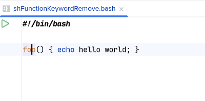 После 'Remove function keyword'