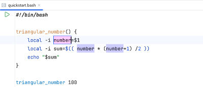 Renaming a shell script variable