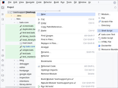 How to create your first shell script file